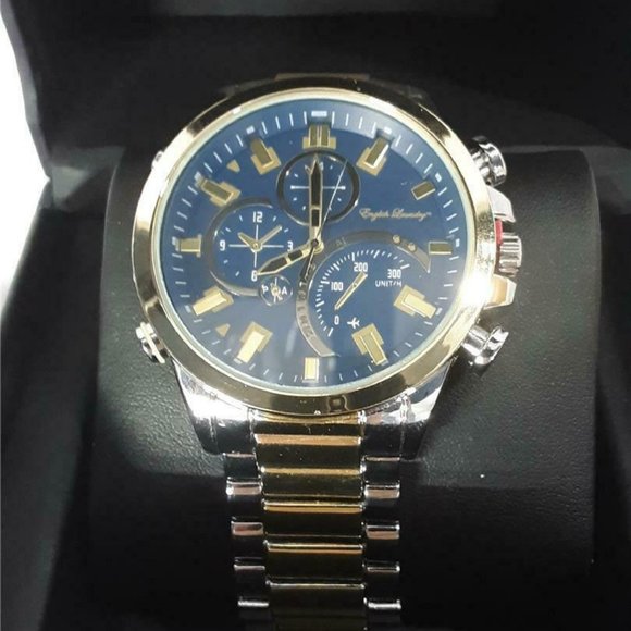 New English Laundry Mens Quartz Watch Stainless - Picture 3 of 4